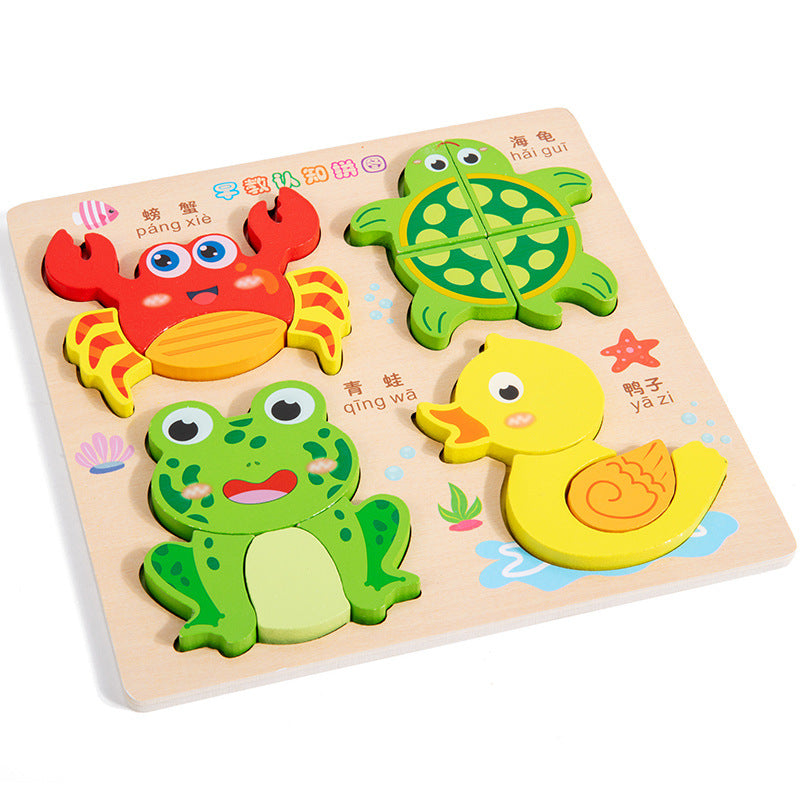 3D Wooden Puzzle Model
