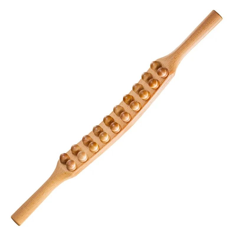 Double Rows Dredging Massaging Stick Leg Scrapping