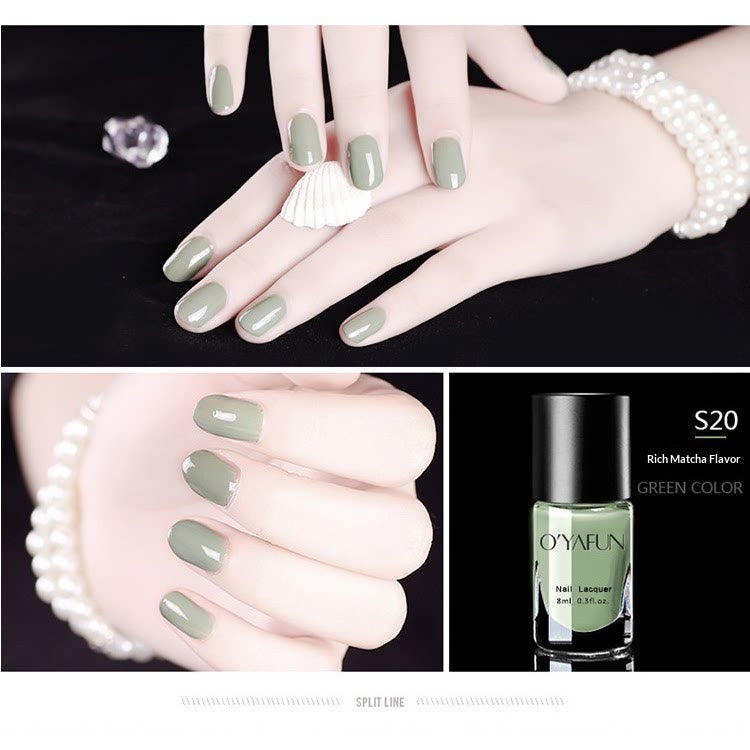 O'YAFUN Nude Peel-Off Nail Polish – 30 Shades