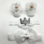 Hairband Socks Set Baby Bow