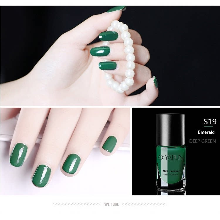 O'YAFUN Nude Peel-Off Nail Polish – 30 Shades