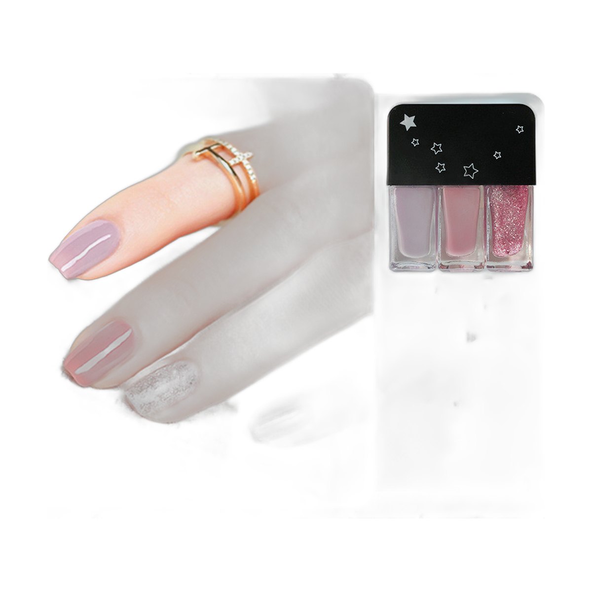 Fairy's Gift Glitter Nail Polish – 6 Shades