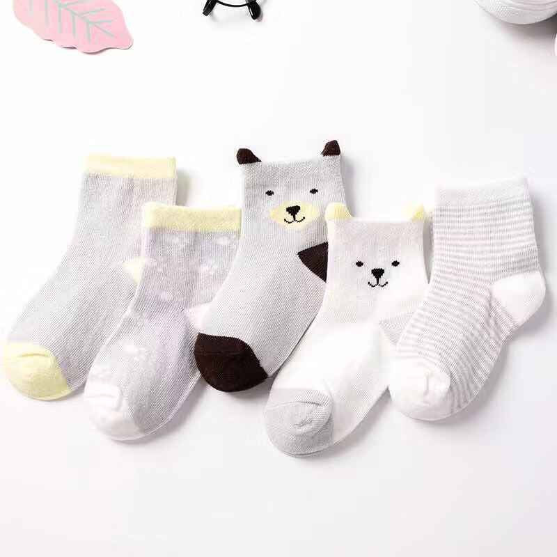 Children's Socks Thin Breathable Mid-calf Baby Boat