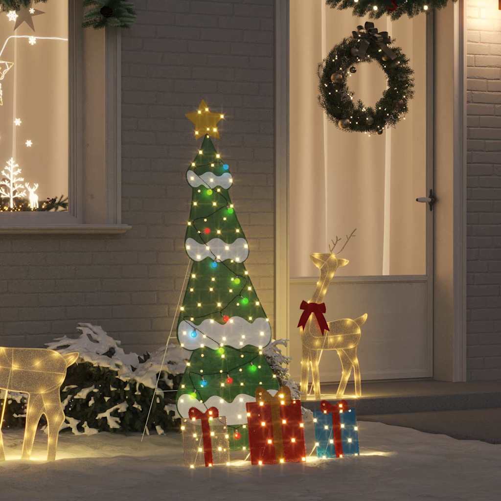 Light-Up Christmas Tree with 3 Gift Boxes, 150 cm