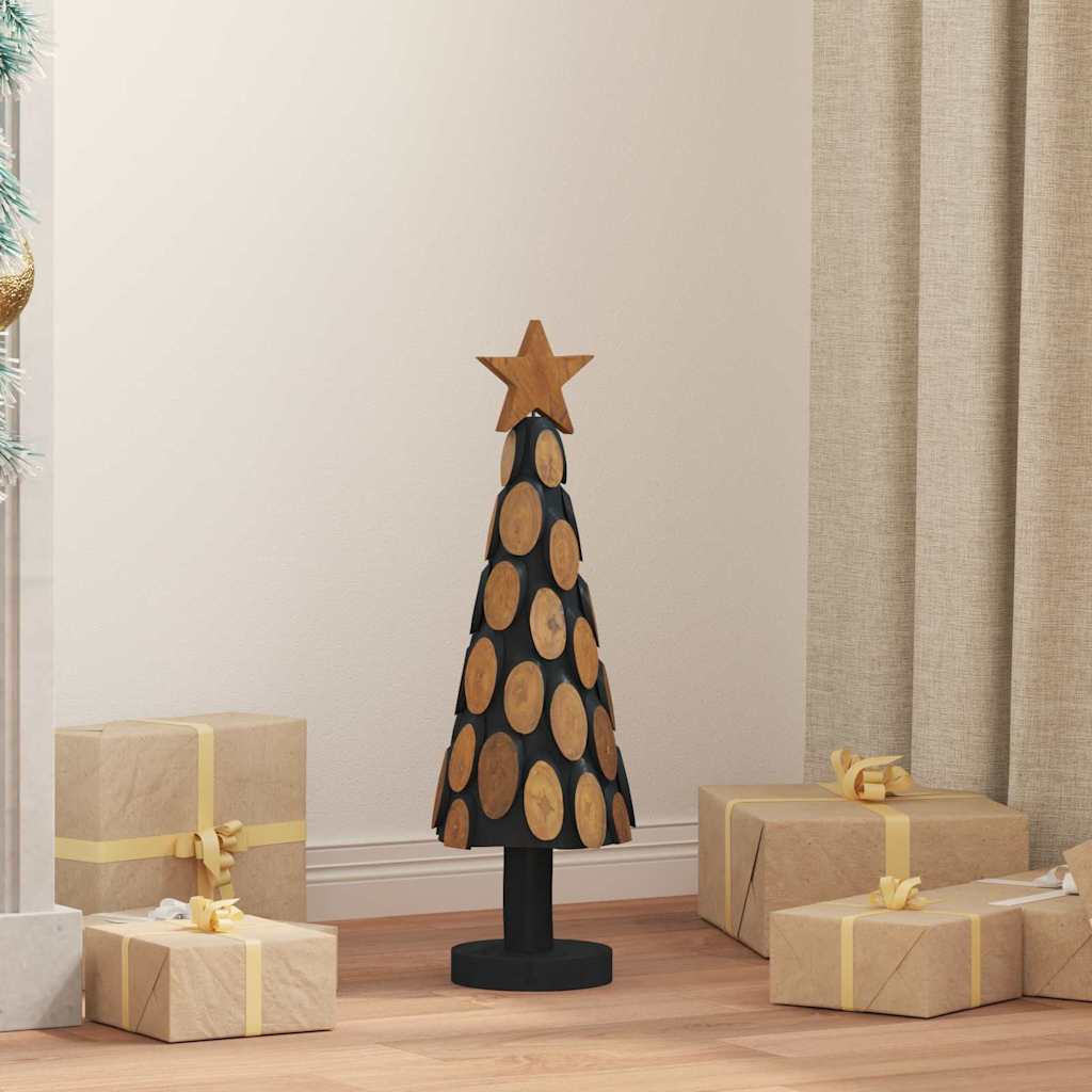 Teak Wood Christmas Tree with Stand, 60 cm