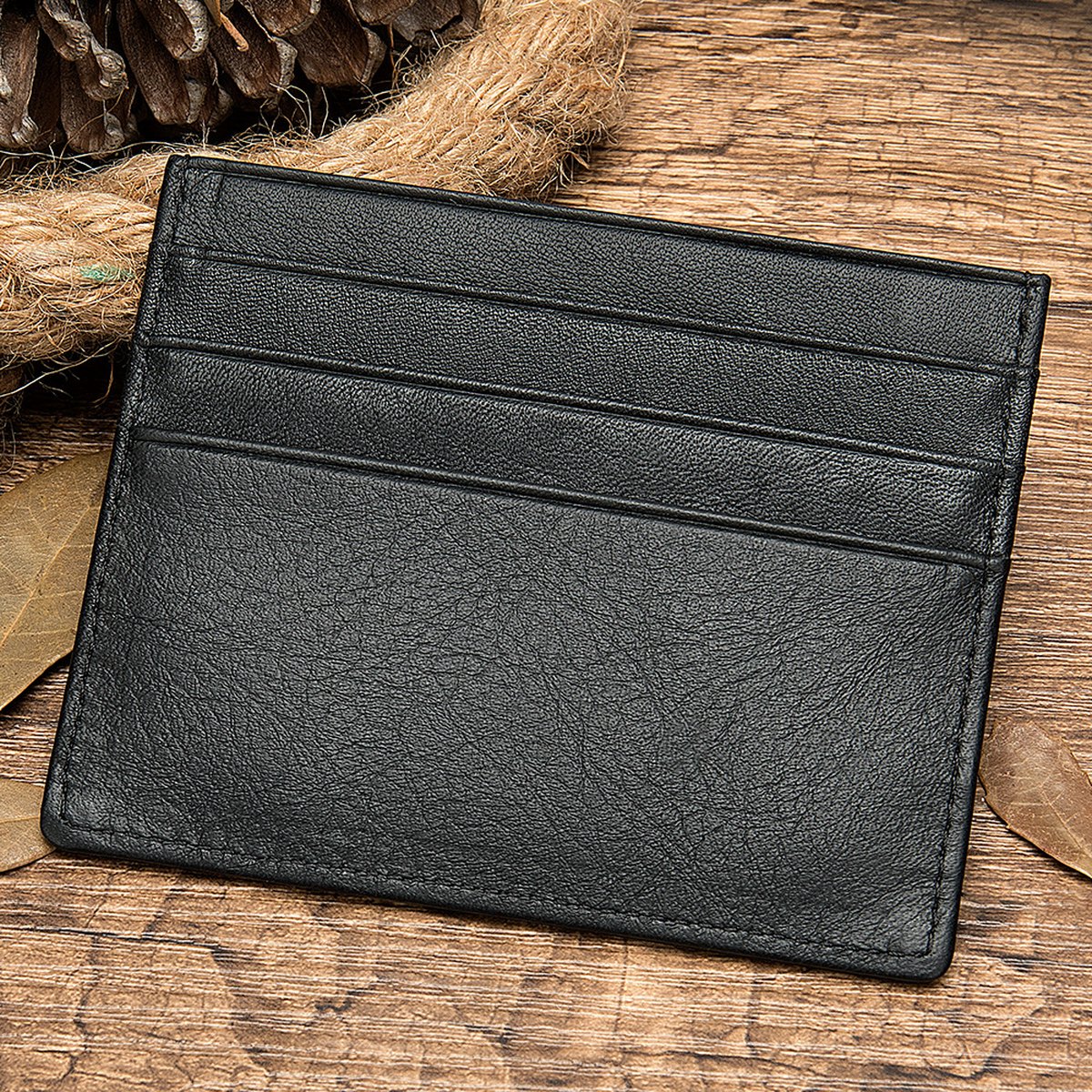 First Layer Cowhide Card Holder