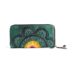 First Layer Cowhide Wallet Long Leather