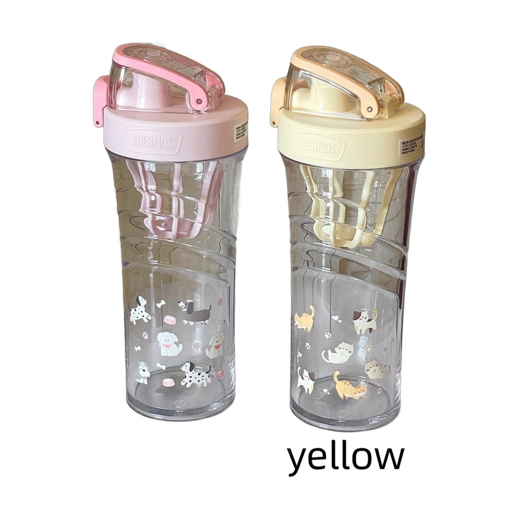 Fitness Shaker Cup Sports Water Bottle