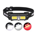 Flood Light Headlamp Fishing Lamp Built-in Battery