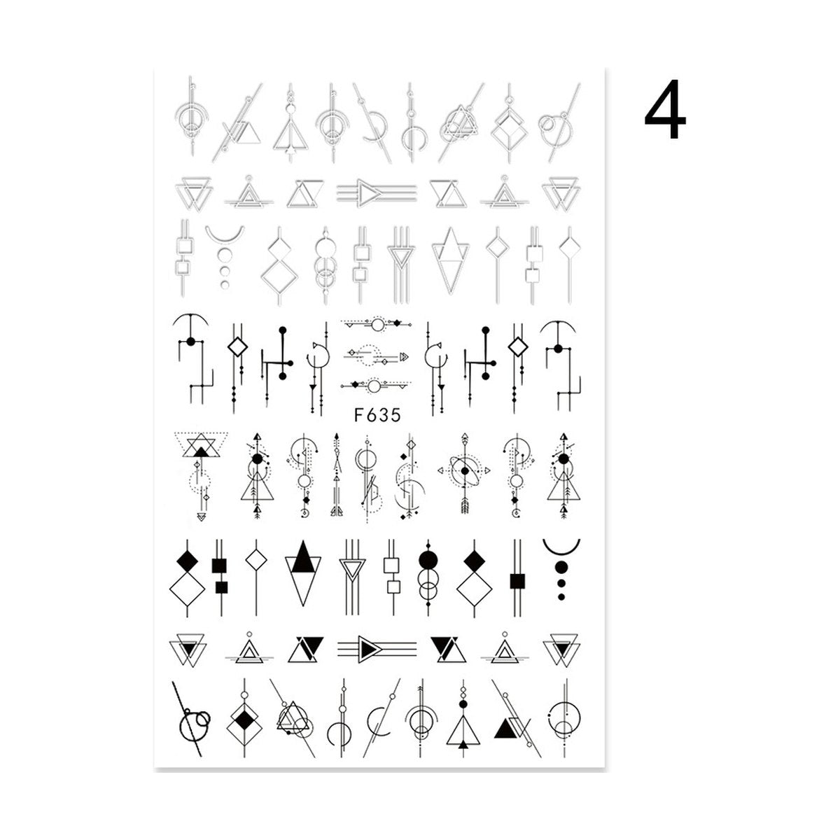 Floral Nail Art Stickers