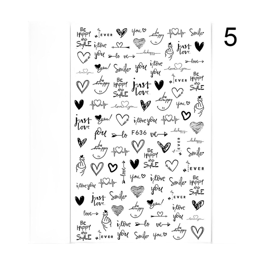 Floral Nail Art Stickers
