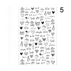Floral Nail Art Stickers