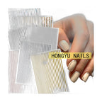 Fluorescent Line Nail Stickers