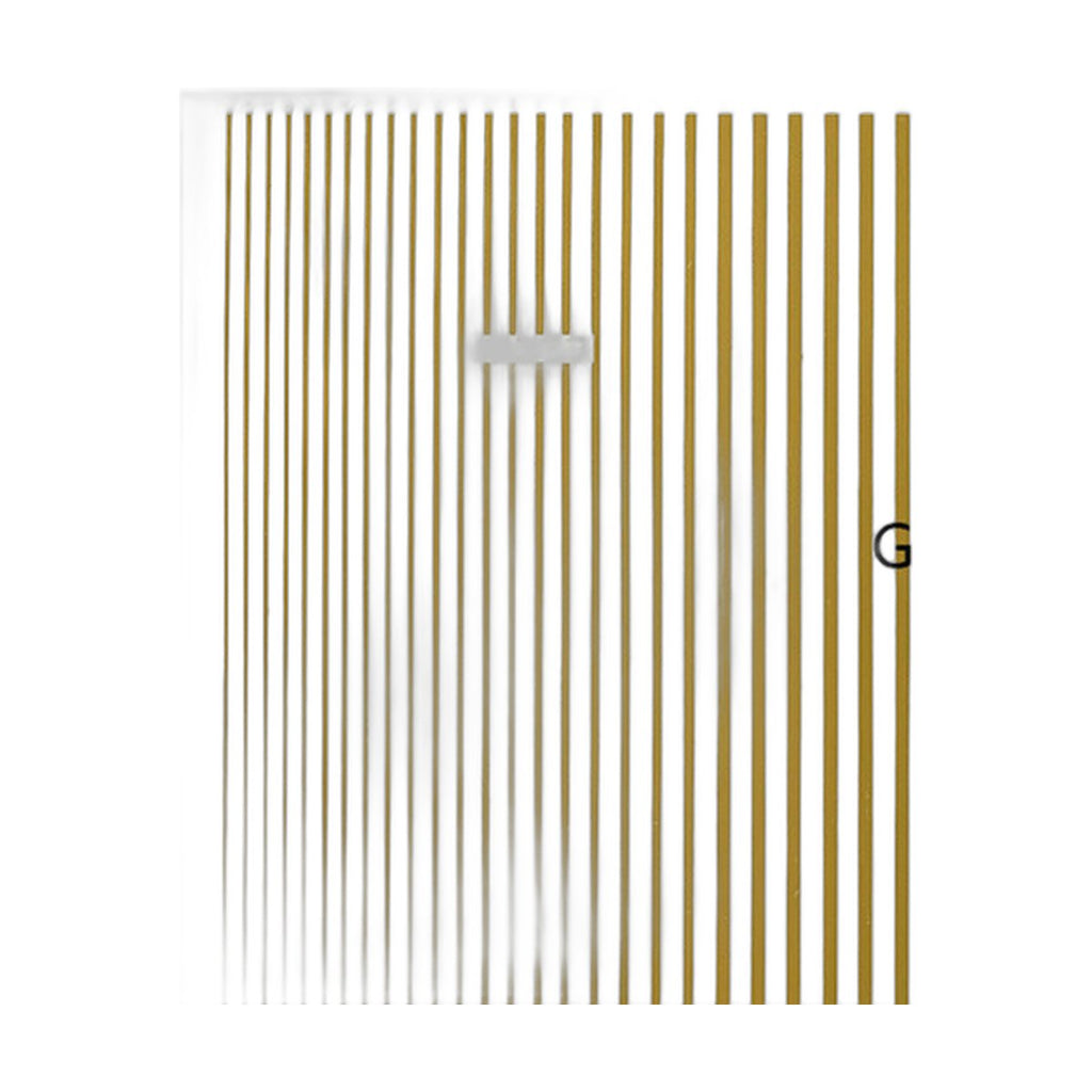 Fluorescent Line Nail Stickers