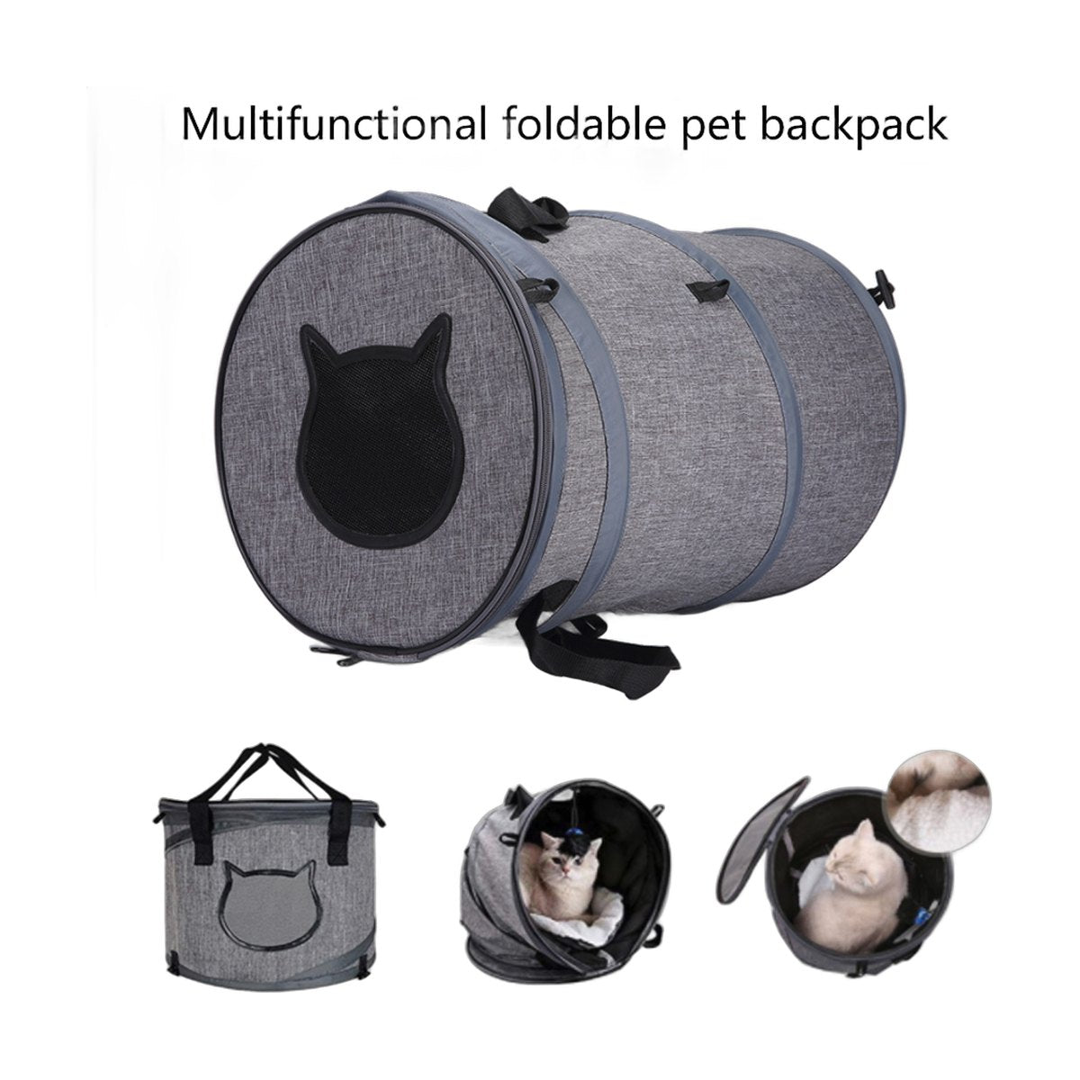 Fodable Pet Dog Cat Carrier Bag Outdoor