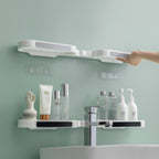 Foldable Bathroom Organizer Without Punching Holes
