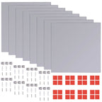 Frameless Mirror Tiles 8 Pieces 20 5