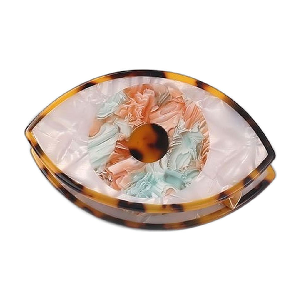 French Big Eye Acetate Hair Scrunchies