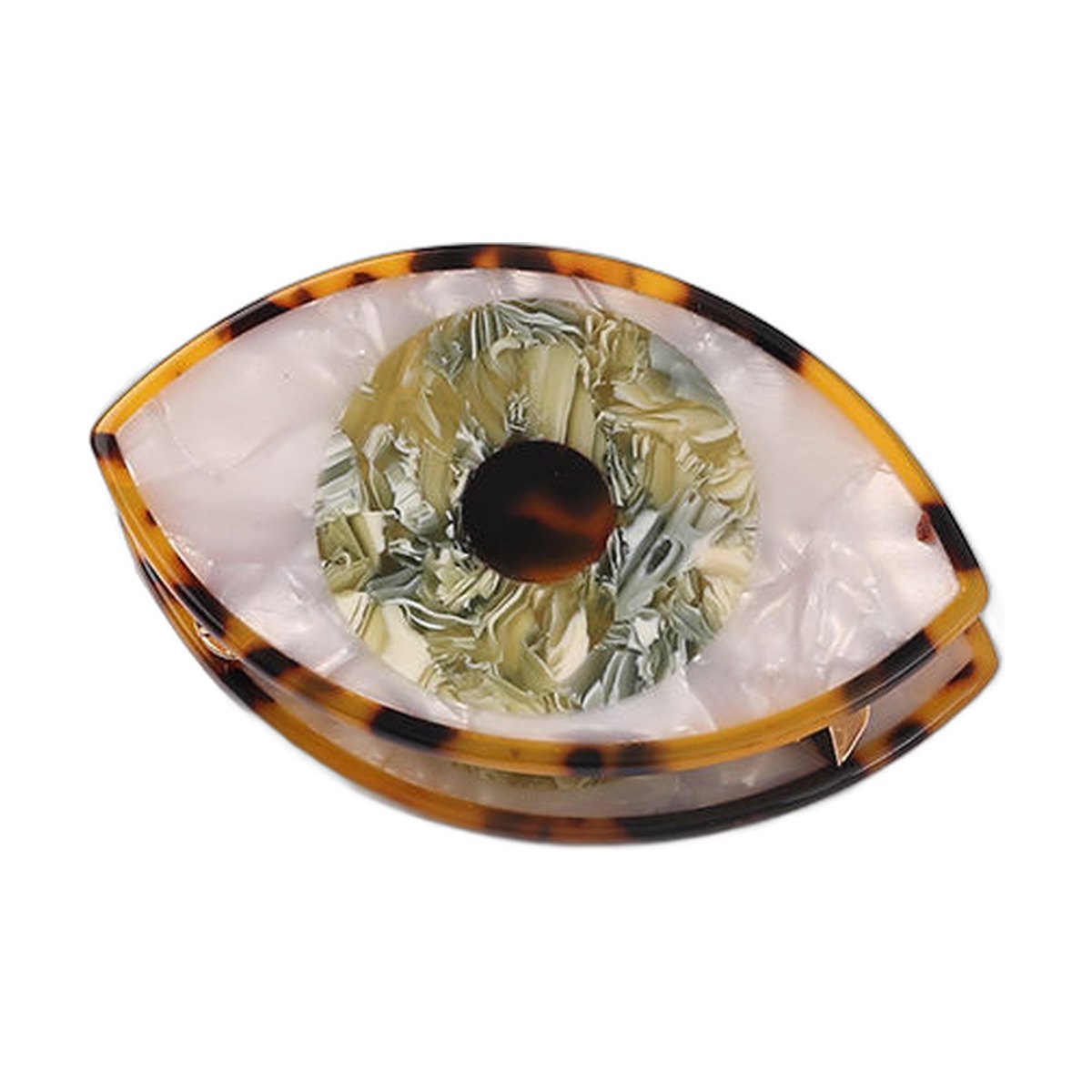 French Big Eye Acetate Hair Scrunchies