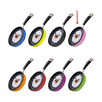 Fried Egg Pan Clock Mute Wall Watch