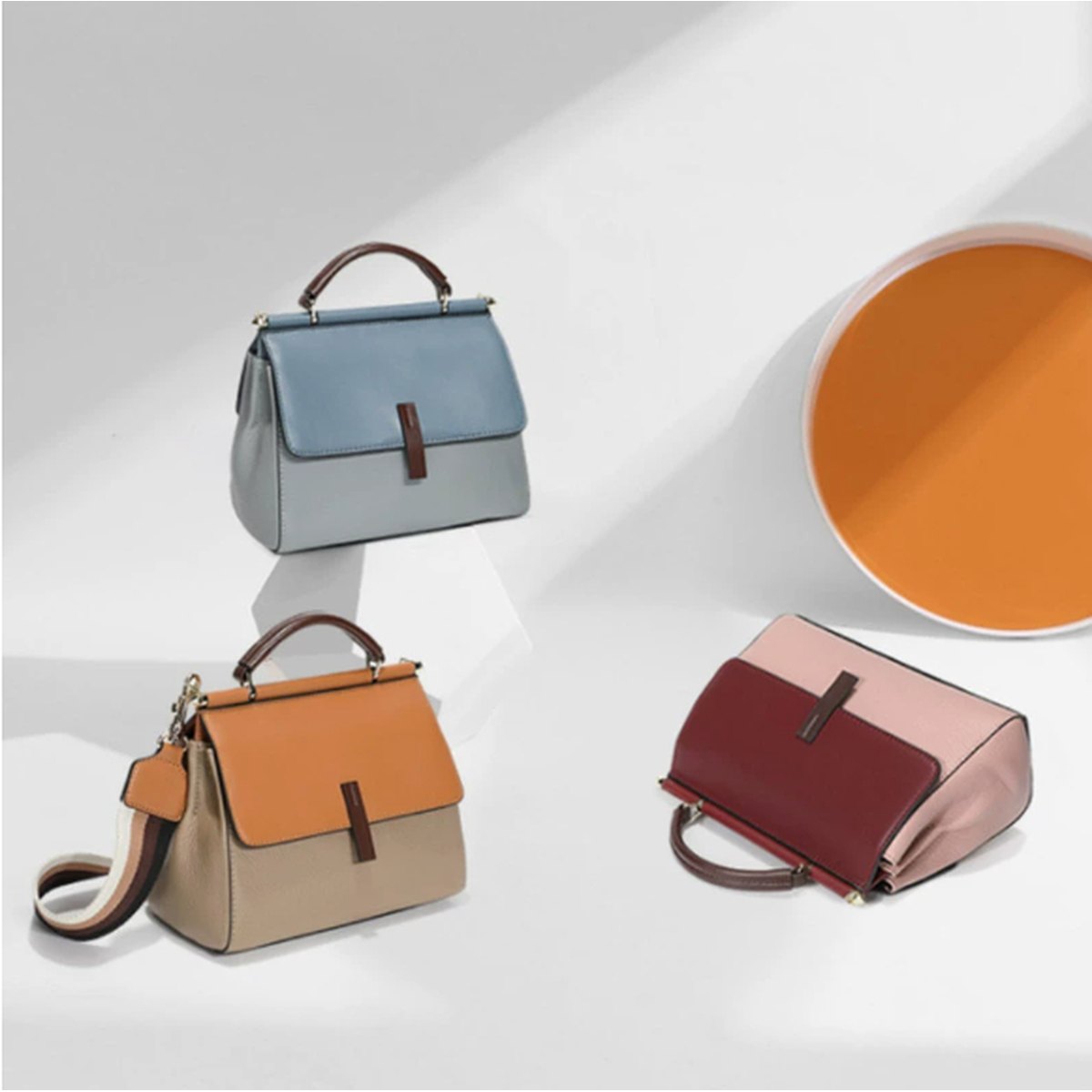 Genuine Leather Crossbody Bag