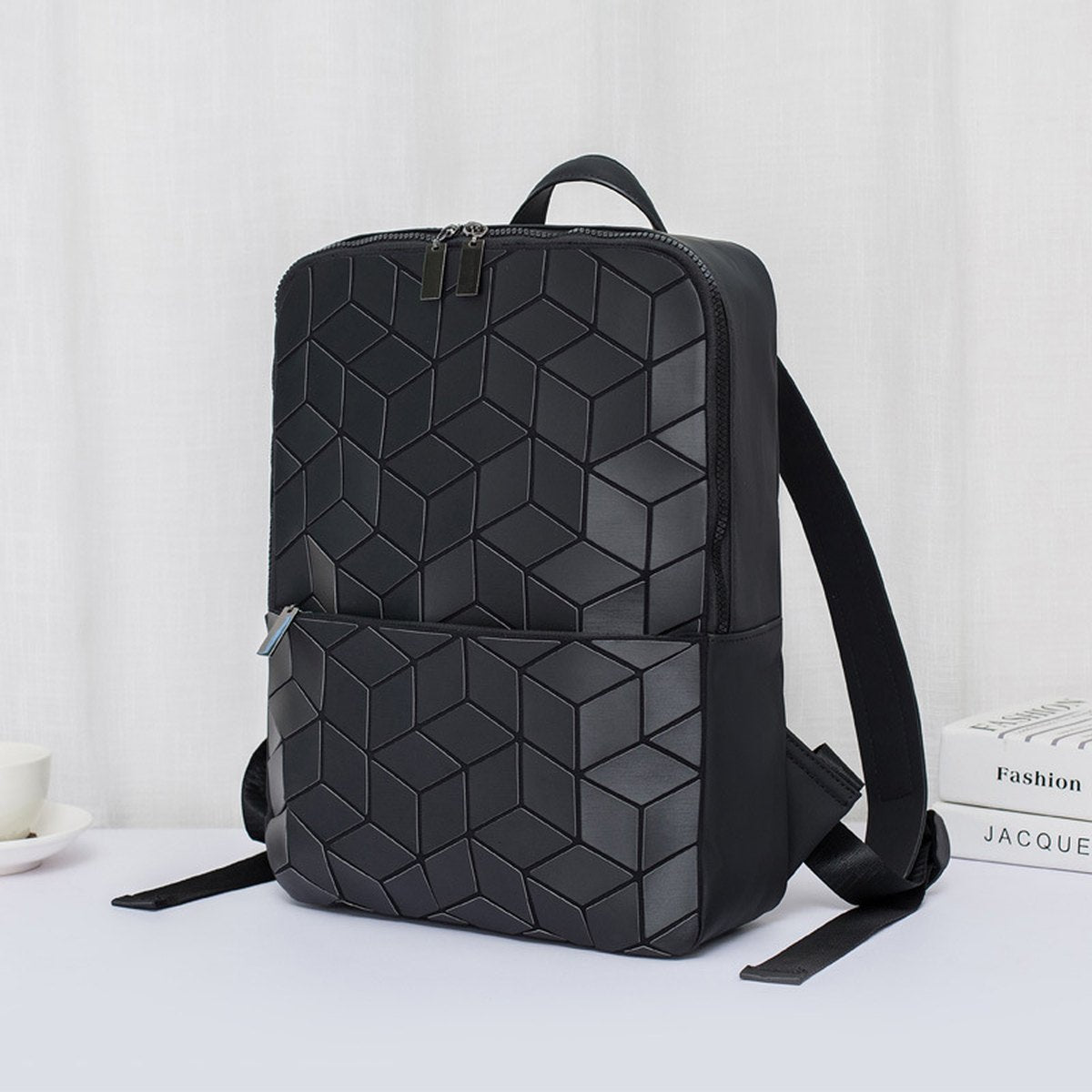 Geometric Diamond Backpack Computer
