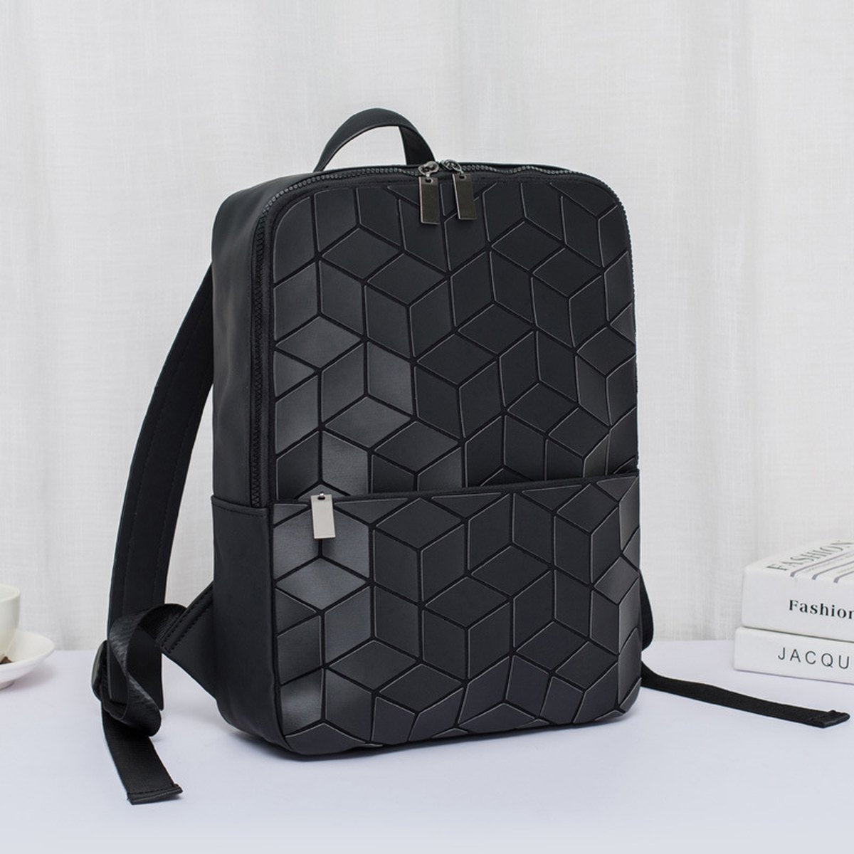 Geometric Diamond Backpack Computer