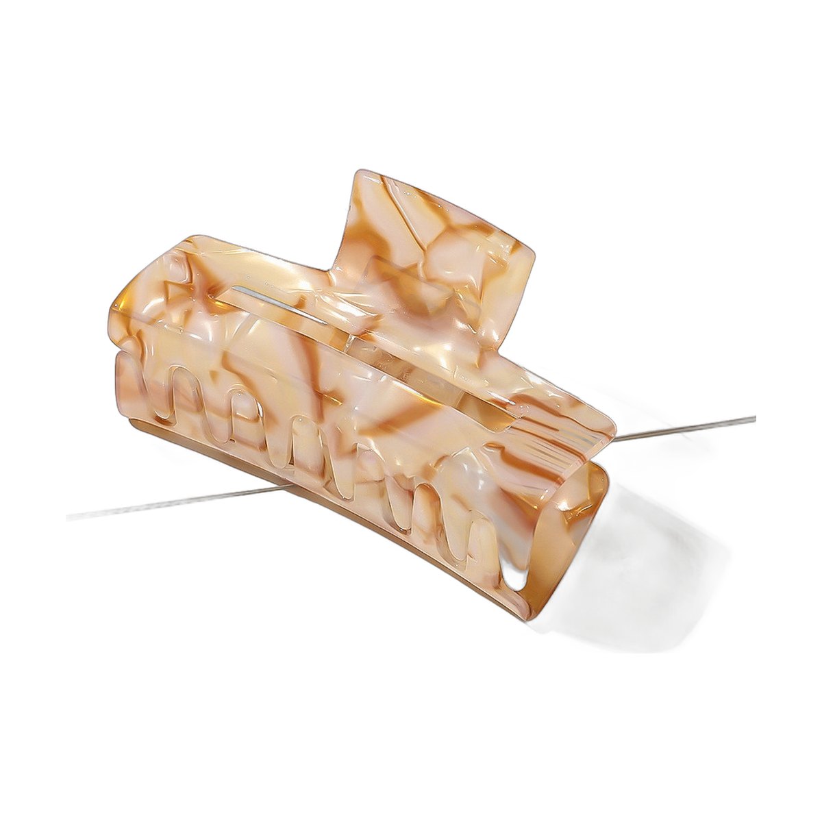 Geometric Gold-Tone Hair Clips