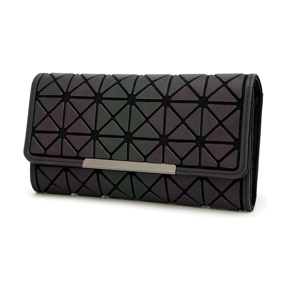 Geometry Three Folds Wallets Long Wallet Purse