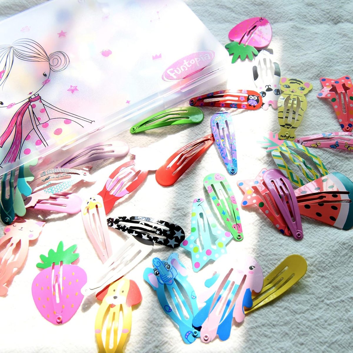 Girls' Hair Clips 100 Pieces