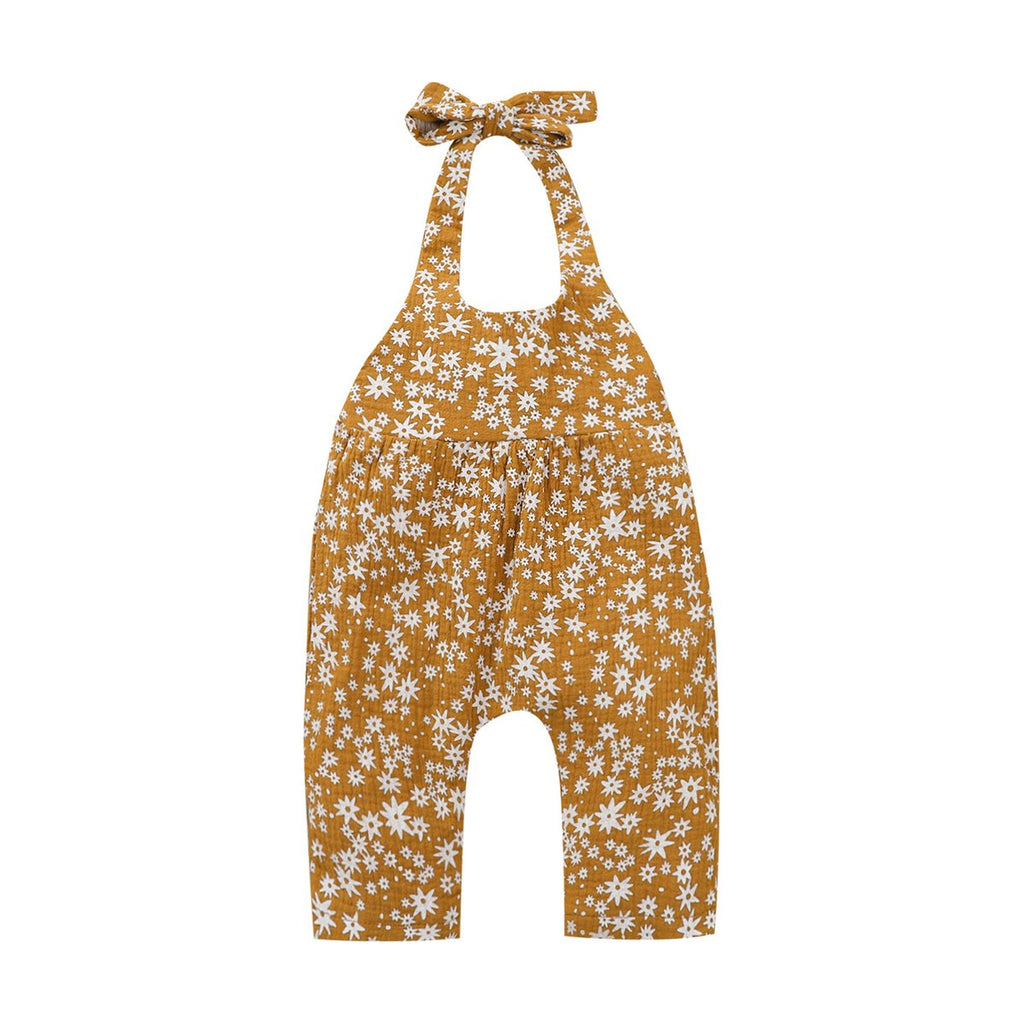 Girls' Print Sleeveless Bodysuit