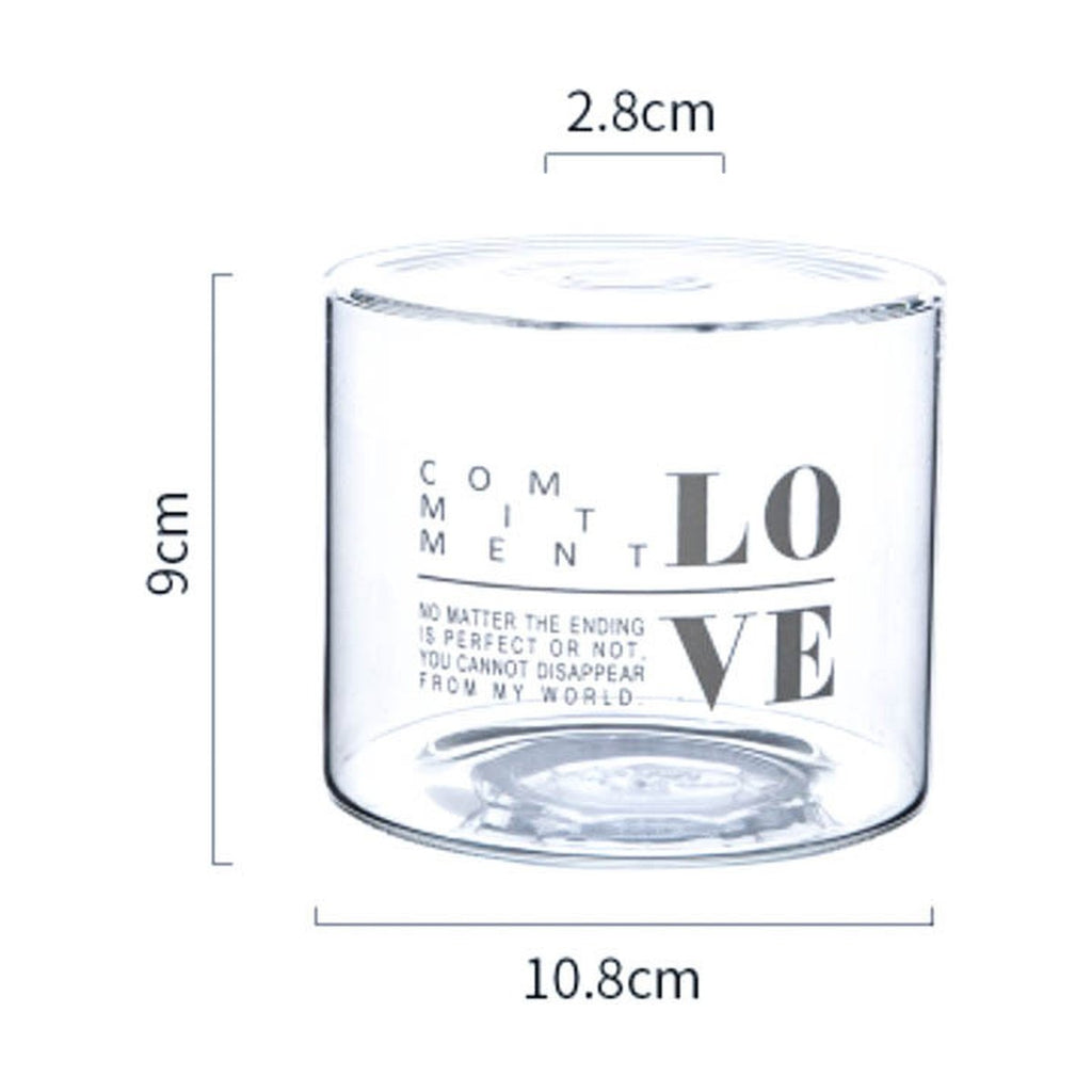 Glass Handle Vase Flower Arrangement Dried