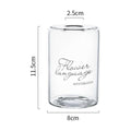 Glass Handle Vase Flower Arrangement Dried