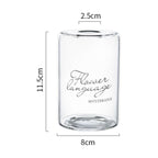 Glass Handle Vase Flower Arrangement Dried