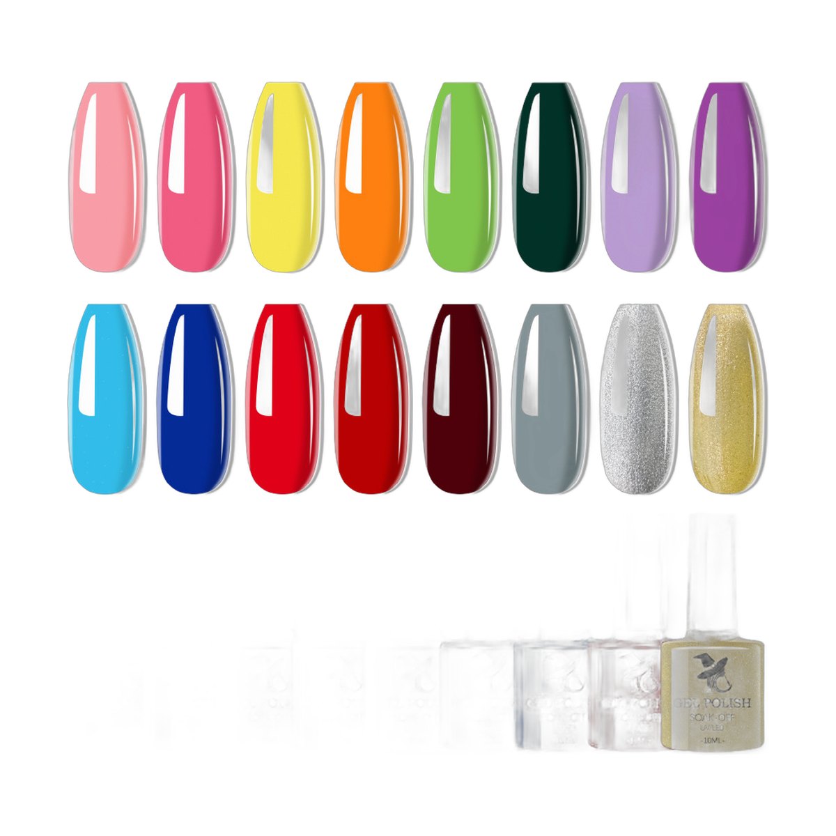 Glitter Gel Polish – 30 Shades