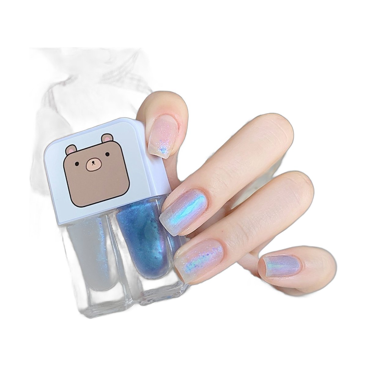 Glitter Peel-Off Nail Polish – 6 Shades
