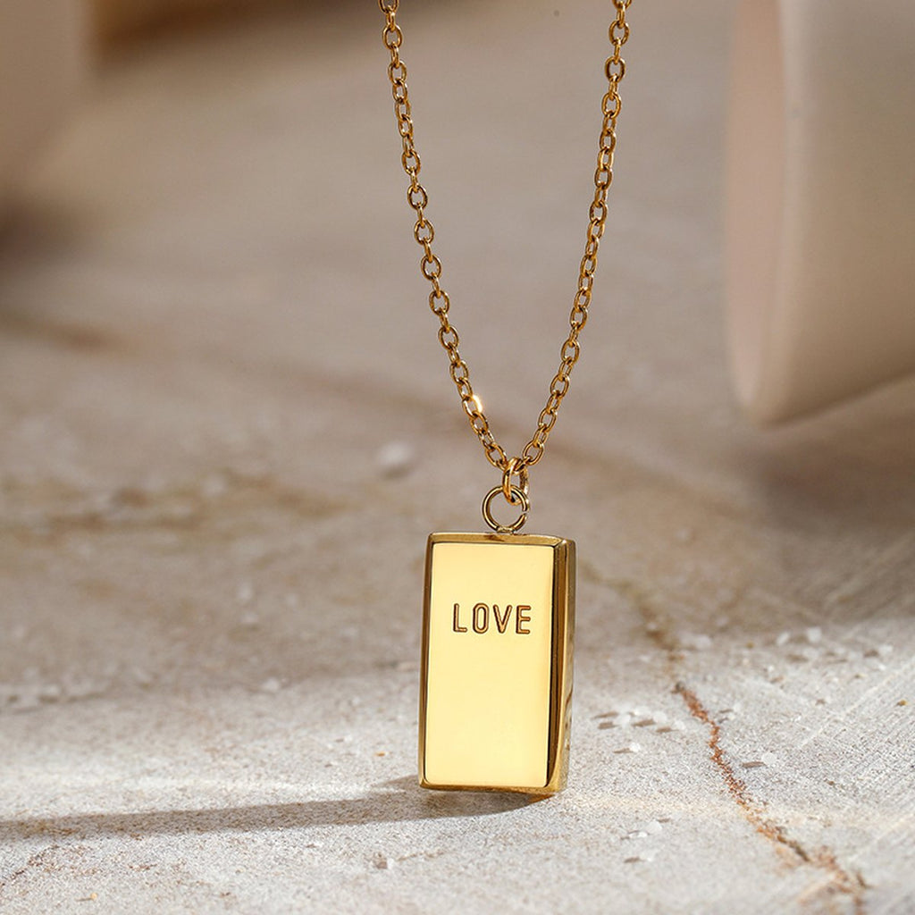 Gold Brick Rich Necklace