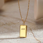 Gold Brick Rich Necklace