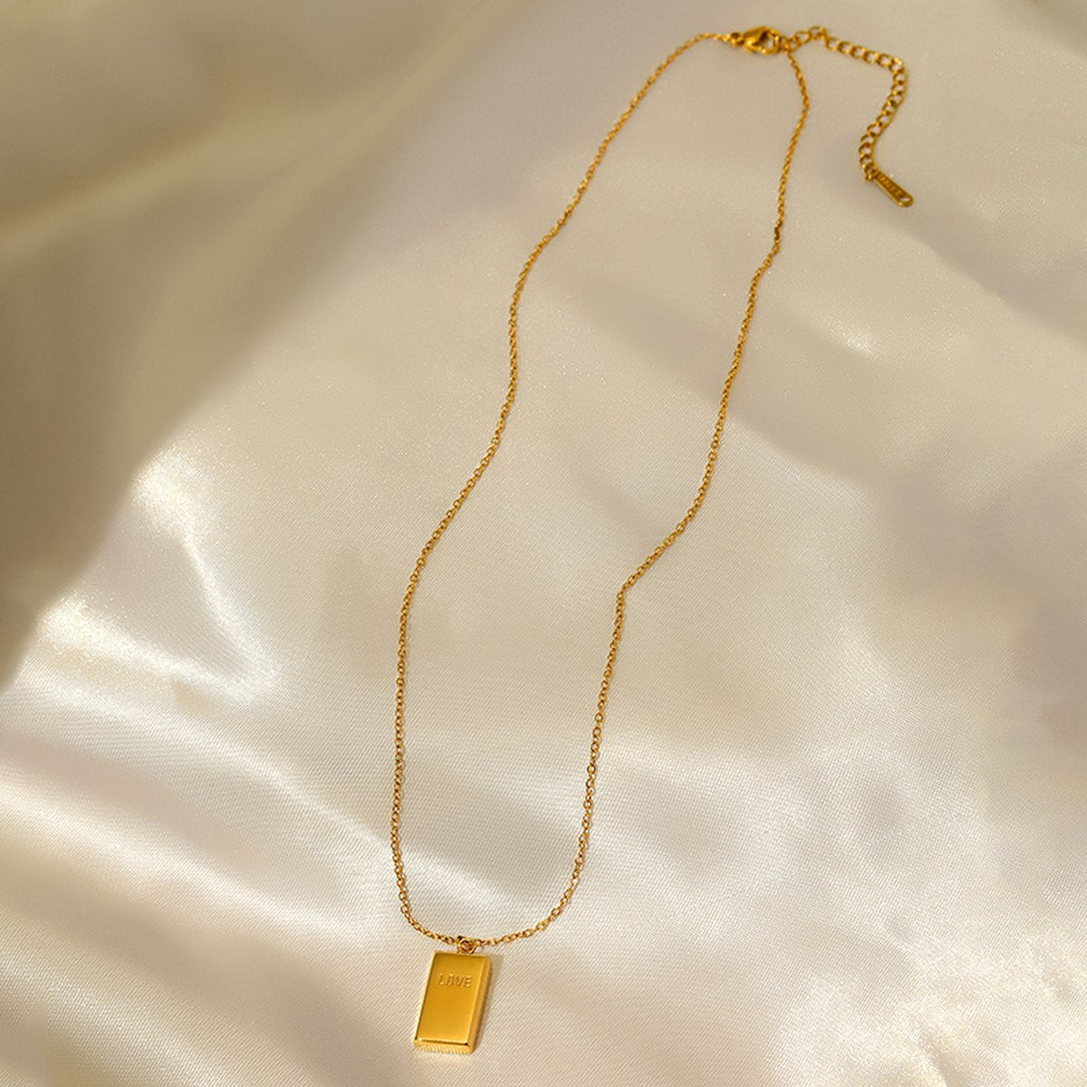 Gold Brick Rich Necklace