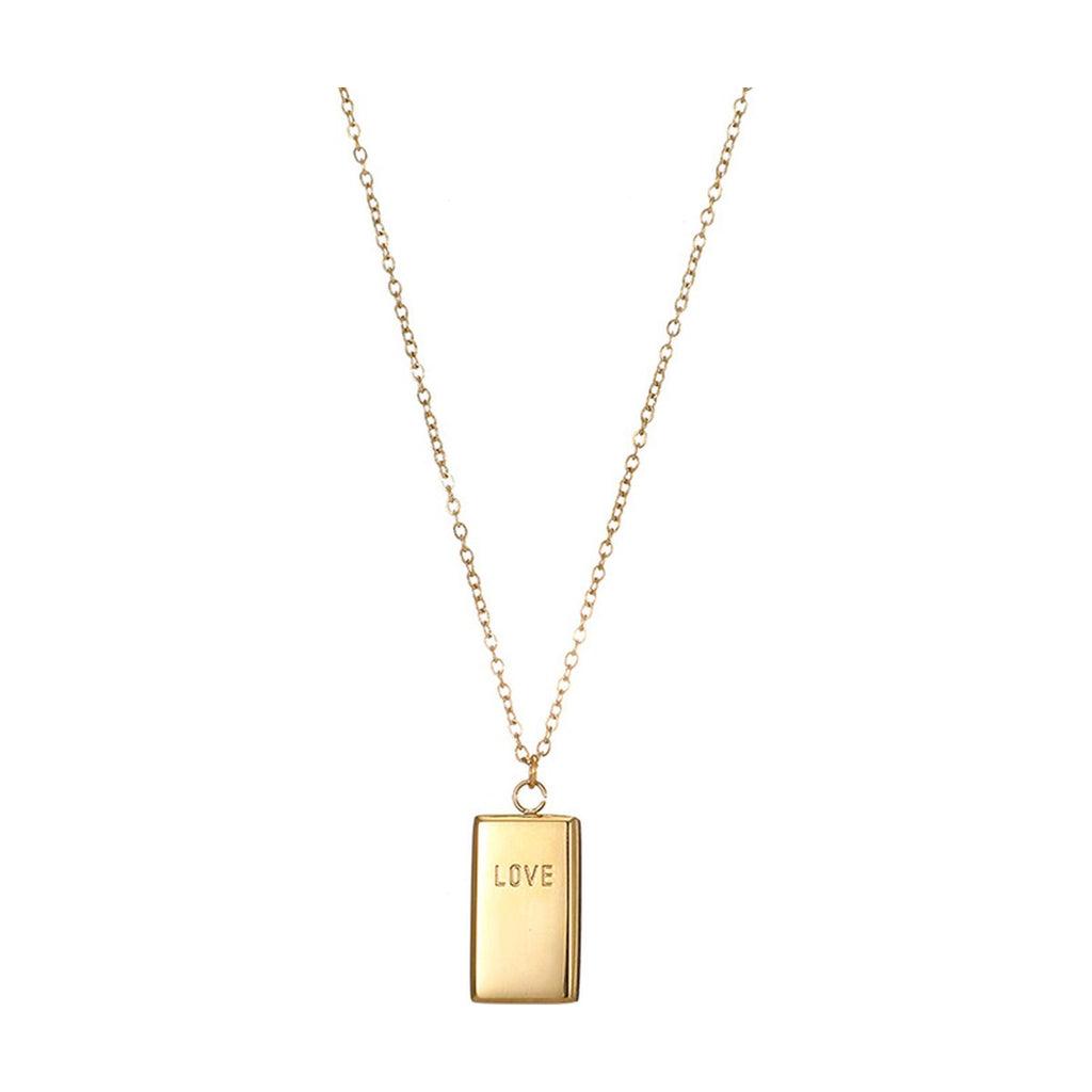 Gold Brick Rich Necklace