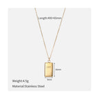 Gold Brick Rich Necklace