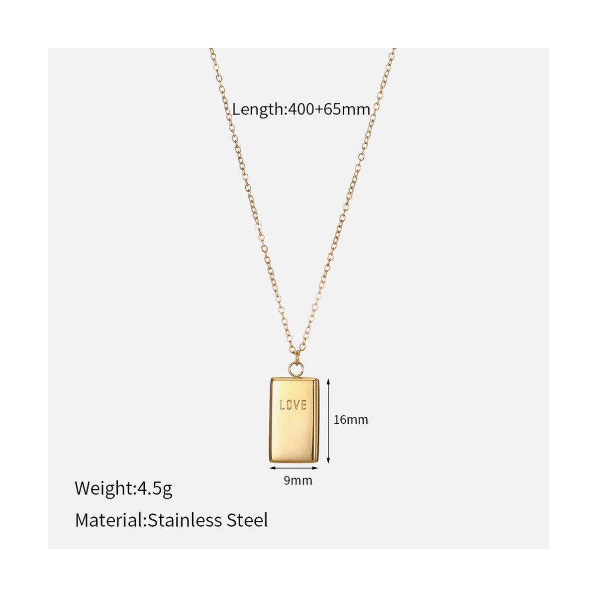 Gold Brick Rich Necklace