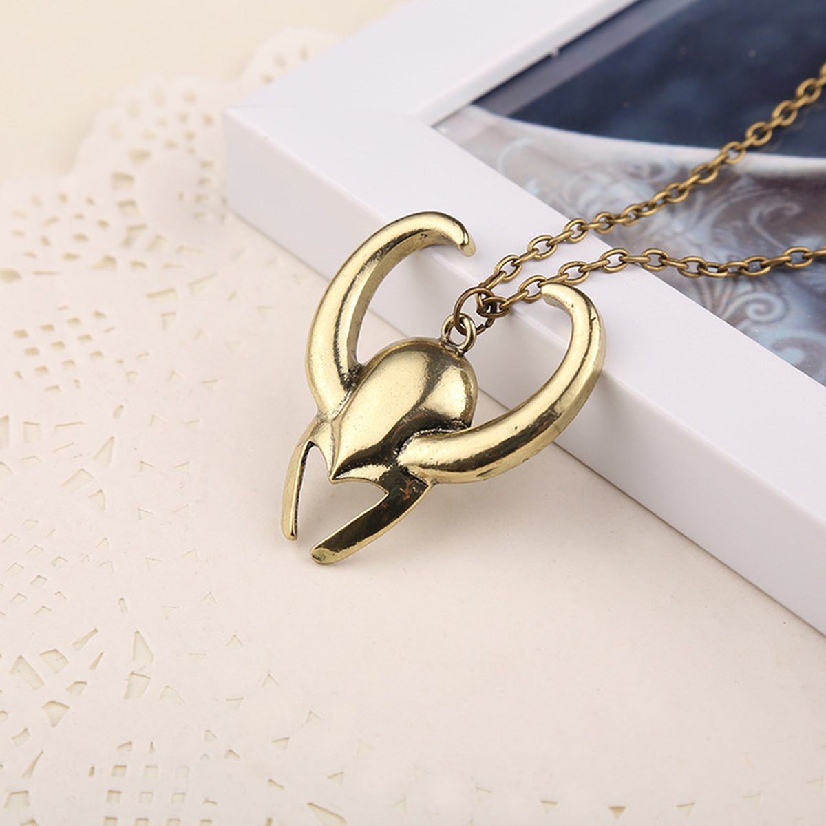 Gold-Tone Pendant Necklace