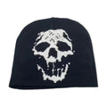 Gothic Letter Jacquard Beanie Hat