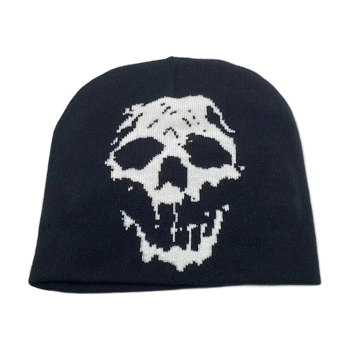 Gothic Letter Jacquard Beanie Hat