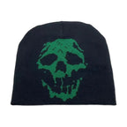 Gothic Letter Jacquard Beanie Hat