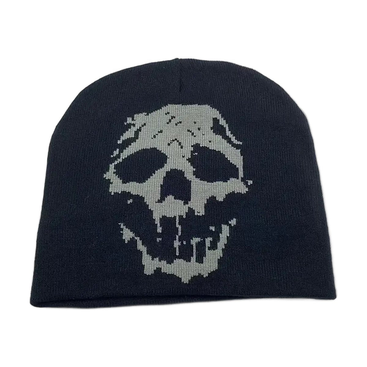 Gothic Letter Jacquard Beanie Hat