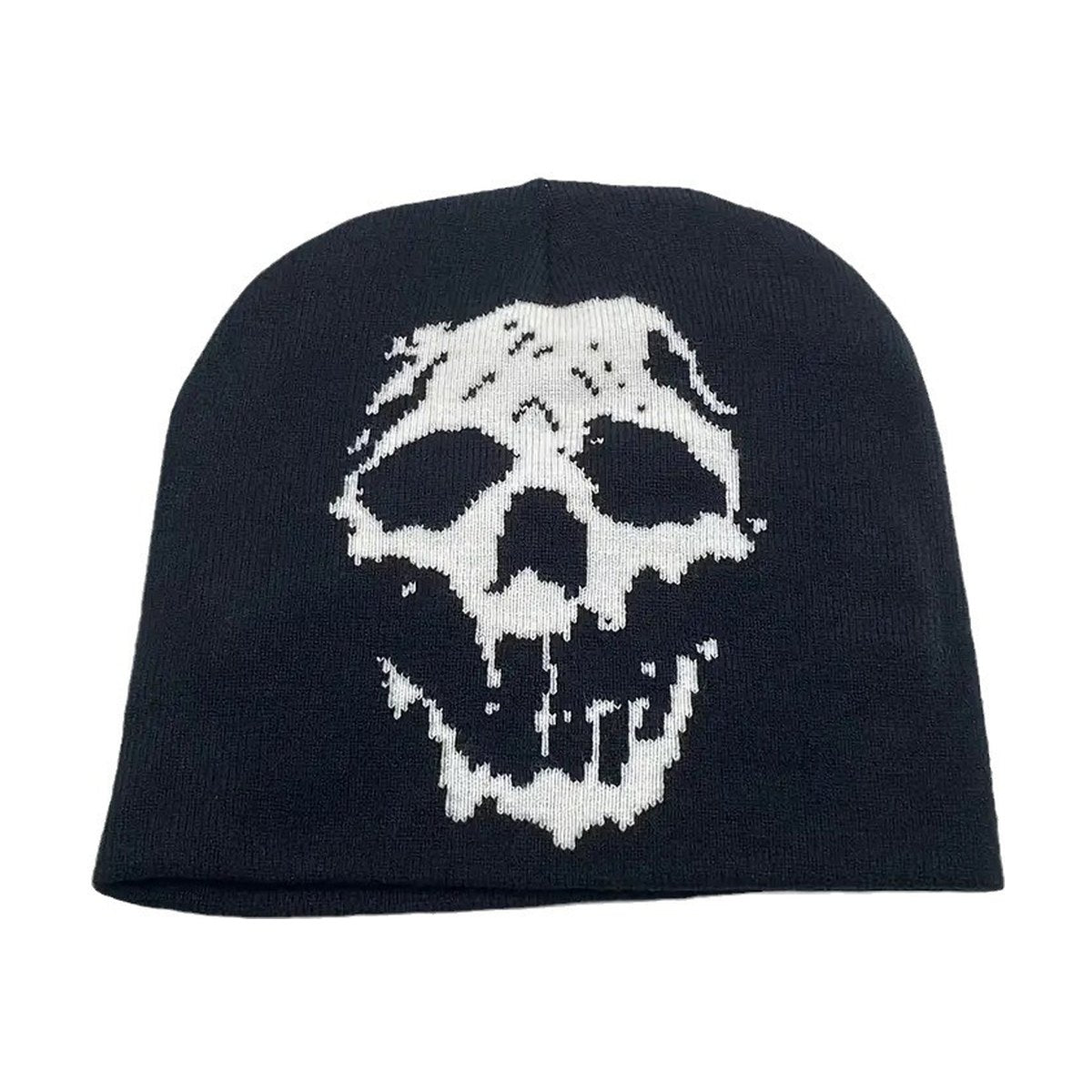 Gothic Letter Jacquard Beanie Hat
