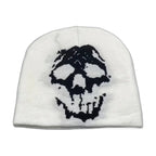 Gothic Letter Jacquard Beanie Hat