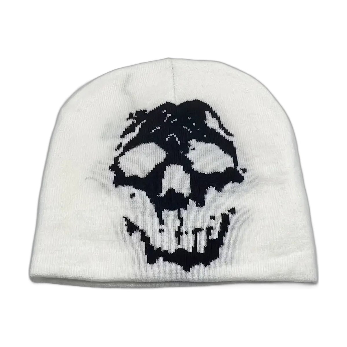 Gothic Letter Jacquard Beanie Hat